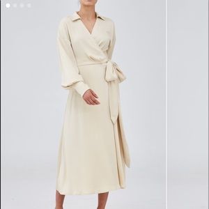 NWT C/MEO Collective Right There Wrap Dress Size XS